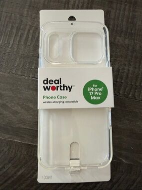 iPhone 17 Pro Max Clear Phone Case - Deal Worthy - New!